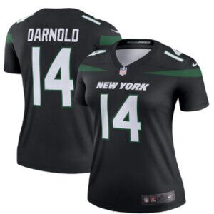 Sam Darnold New York Jets Nike Women's Color Rush Legend Jersey - Stealth Black